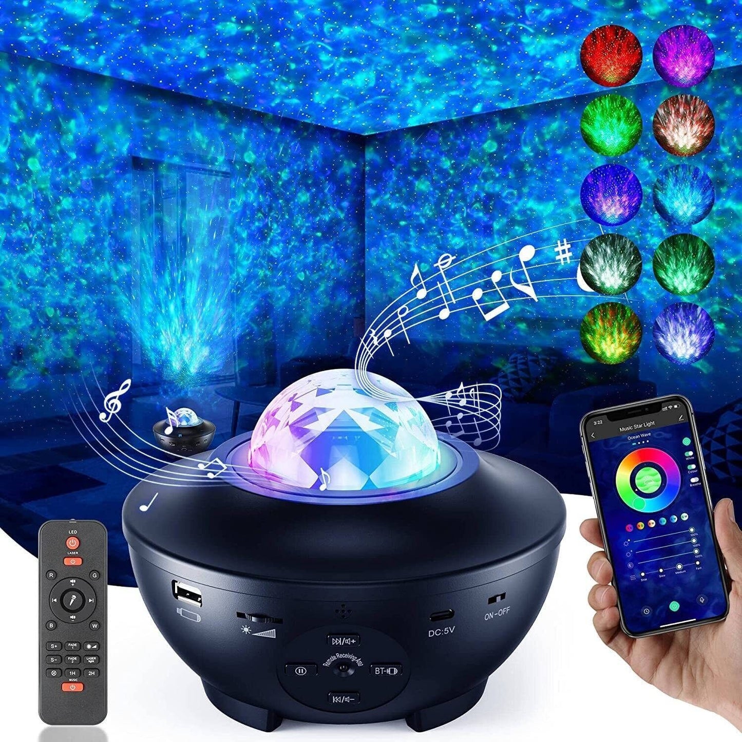 Homkit Starry Projector with Smart App