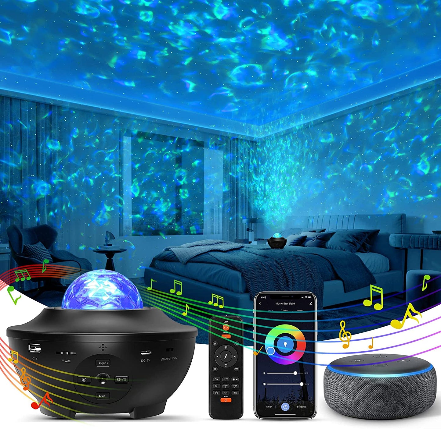 Homkit Starry Projector with Smart App